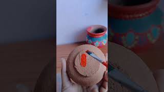 Deepak kaise decorate KarenDeepak painting ideaideayoutubeshorts Deepak painting painting [upl. by Etnuad352]