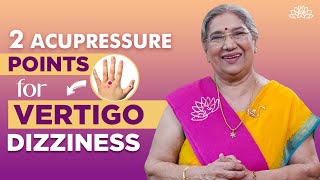 How to Quickly Stop Vertigo  Vertigo amp Dizziness Acupressure Points  Vertigo Treatment At Home [upl. by Ratep]