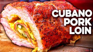 Cubano Stuffed Pork Loin  How to Stuff a Pork Loin 2018 Gentrys [upl. by Nomde]