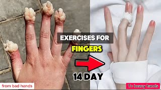 Exercises For Fingers  Hand  5 min Best Finger Workout Slim Finger Longer amp beauty Hand in Week [upl. by Suiremed]