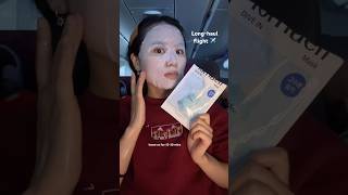 Skincare in the sky  dry skin routine ✈️ kbeauty koreanskincare skincareroutine [upl. by Tandie]