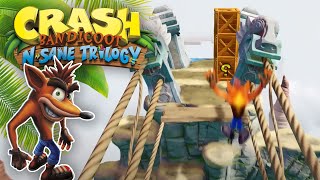 Die Hängebrücke des Todes 🌴 Crash Bandicoot NSane Trilogy 3 [upl. by Benedix]