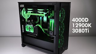 Corsair 4000D Airflow – 12900K RTX 3080 Ti Build [upl. by Sulamith]