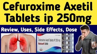 Cefuroxime axetil tablets ip 250 mg  Cefuroxime axetil 500 mg tablet uses in hindi  Side Effects [upl. by Ttesil]