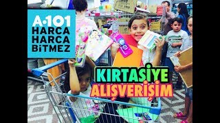 A101 OKULA DÖNÜŞ KIRTASİYE ALIŞVERİŞİM neleri seçtim [upl. by Loresz589]