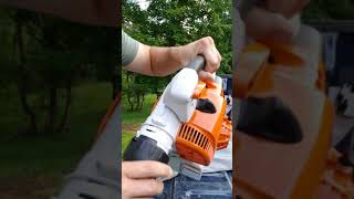 Stihl SH86C in boxing and first start [upl. by Reggy]