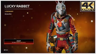 4K HDR 60FPS  OCTANE LUCKY RABBIT SKIN SHOWCASE AND FIRST AND THIRD PERSON VIEW [upl. by Lexine964]