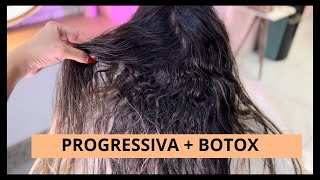 Fiz progressiva e botox nesse cabelo  passo a passo [upl. by Summons]