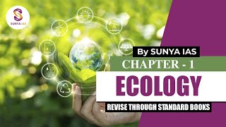 Revise Environment amp Ecology  Chapter 1 Ecology  Through MCQs  Sunya IAS [upl. by Merissa]