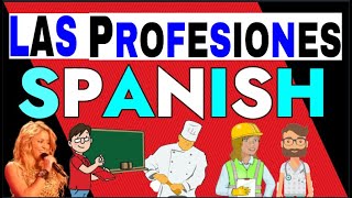 LAS PROFESIONES TOP 30 PROFESSIONS IN SPANISH Expand Your SPANISH VOCABULARY W VISUALS amp AUDIO [upl. by Ivel]