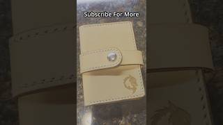 Beautiful Customized Leather Business Card Holder shorts [upl. by Conal]