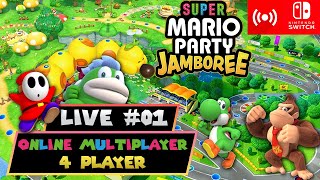 MARIO PARTY JAMBOREE ★ MegaWigglers Leckerwald  MeisterwürflerMotodrom  4p ★ 01 gerSwitch [upl. by Revolc]