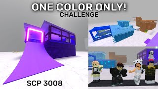 One Color Challenge  Roblox SCP 3008 [upl. by Ahsen]