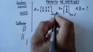 matemática matrizes produto [upl. by Conrade439]