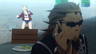 FateApocrypha  Mordred Plays with a Cat English Sub amp Dub [upl. by Alexa605]