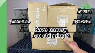 Tutorial  AmiAmi Combine Order  Split Order  Save Money on Shipping  Anime Figures Japan [upl. by Maril270]