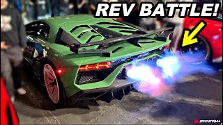 Ultimate Millionaire Supercar Rev Battle Aventador SVJ vs C8 Z06 vs GTR vs E30 M3 vs 720S [upl. by Ranit]