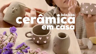 FAZER CERÂMICA EM CASA técnicas simples [upl. by Beatrice]