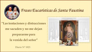 Frases Eucarísticas de Santa Faustina  Diario N°1823 [upl. by Okemak672]