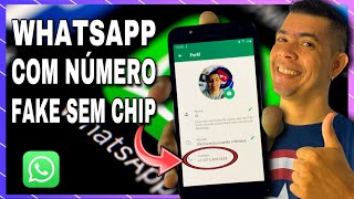 COMO CRIAR UM WHATSAPP COM UM NUMERO FAKE ATUALIZADO 2022 [upl. by Malca]