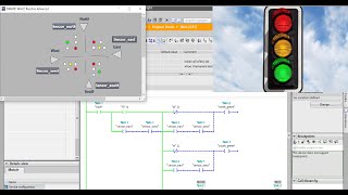 TIA Portal Traffic Light ProgrammingUpgraded Version  4 way [upl. by Kcirdes]