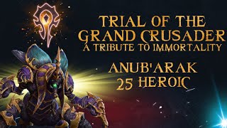 A Tribute to Immortality 9  Horde  Anubarak 25 Heroic  Discipline priest PoV [upl. by Anoyk]