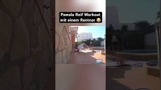 Pamela Reif Workout mit Rentner 😂 mcdev irl workout [upl. by Odraner]