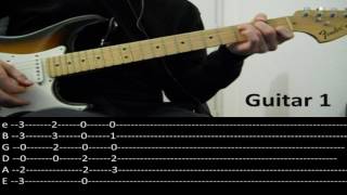 RHCP  Dosed Guitar lesson with TAB [upl. by Alliehs]