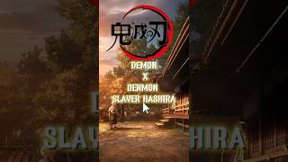 DEMON X DEMON SLAYER HASHIRA🤩🤩anime demon demonslayer hashira shorts [upl. by Laleb]