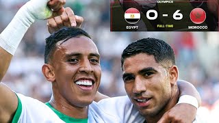 Egypt vs Morocco Highlights  Olympics 2024  Morocco vs Egypt 60  Morocco Goals Highlights [upl. by Hanser]