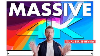 GIANT Home Theater TV 🤯 TCL TV Review 98 Inch TV REVIEW [upl. by Neenej960]