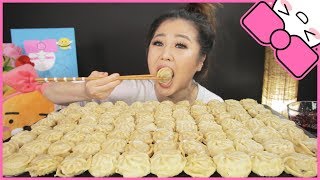 100 DUMPLINGS in 10 MINUTES CHALLENGE [upl. by Harwell]