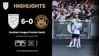 Merthyr Town 60 Tiverton Town  Southern League Premier South 202425  Highlights [upl. by Kraft197]