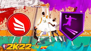 HOF LIMITLESS TAKEOFF BADGE GIVES UNLIMITED CONTACT DUNKS on NBA 2K22 [upl. by Ived514]