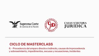 🔵 Ciclo de Masterclass quotProcedencia del amparo directo e indirectoquot [upl. by Neurath]