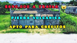 SUPER REMATE TERRENO BARDEADO CON PIEDRA VOLCÁNICA 😱🏠 [upl. by Ado]