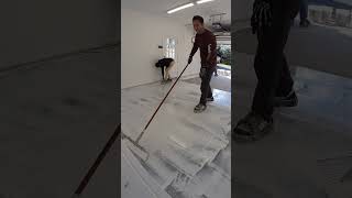 🎧🔈 Epoxy amp Polyaspartic Vinyl Flake Garage Floor epoxy garage floor epoxy satisfying asmr [upl. by Griffie]