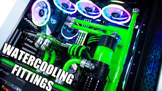 A Beginners Guide to PC Water Cooling Fittings  How To Water Cool in 2019 [upl. by Airemat]