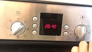 Electric oven BOSCH How to use instructions for use program and starting mode Electric Single Oven [upl. by Nauq501]