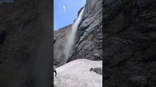 Vasudhara falls uttarakhand badrinathtemple mana shorts youtubeshorts [upl. by Waterman]