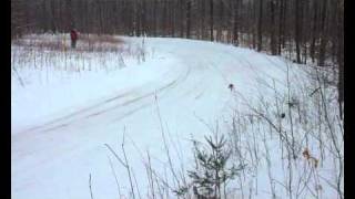 2011 SnoDrift Rally stage9 1292011 [upl. by Ecnerwal911]