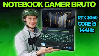 ESSE NOTEBOOK GAMER TEM UMA RTX 3050 e é RESISTENTE ANÁLISE F15 TUF GAMING [upl. by Htebasyle]