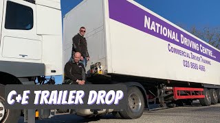 CE  Class 1  How to Couple and Uncouple a trailer [upl. by Lucrece]