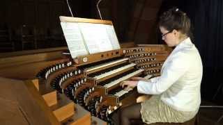 Gaston Litaize «Scherzo» by MariaMagdalena Kaczor organ [upl. by Arahahs]