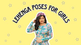 Lehenga poses for girls  How to poses  Must try  Girls pose  lehenga pose Nayanakhatun439 [upl. by Enylcaj]