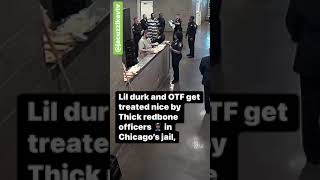 Chicago Female jail officers with BBL’s welcome OTF and LiL Durkfans of OTFlildurkkingvon [upl. by Adlei]