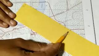 Measuring Distances on Maps using the Paper Method  BGCSE Geography Tutorial [upl. by Llenrac]