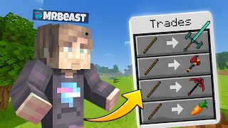 Beating Minecraft But Youtubers Trade To Give Op Item  HINDI [upl. by Penrod]