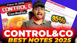 Control and Coordination Class 10 Notes Pdf Chapter 7 Science Notes  Shobhit Nirwan [upl. by Barnum955]