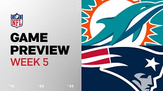 Miami Dolphins vs New England Patriots  2024 Week 5 Game Preview [upl. by Christiane]